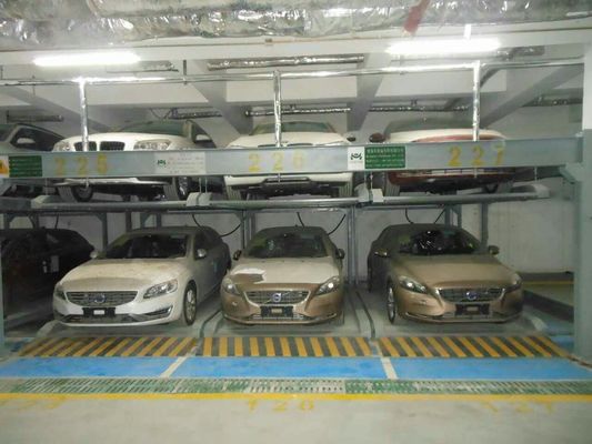 Opbergingsontwerp in vier kolommen Hydraulische lift voor auto- en huishoudelijke opslag