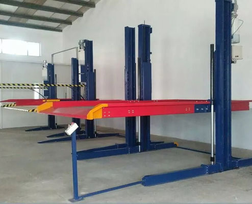 Twee kolommen hydraulische parkeerlift 2700 kg Hydraulisch parkeerstelsel met stapel