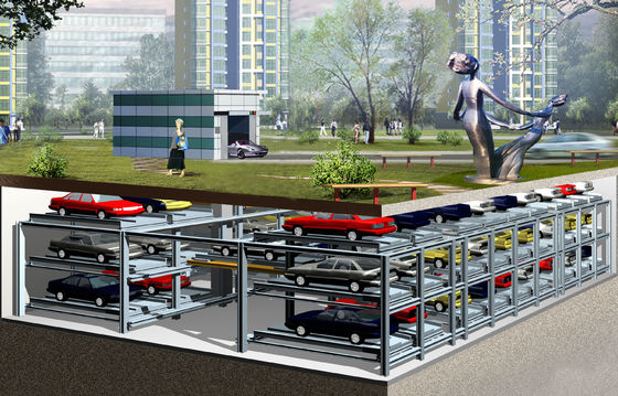 Intelligente parkeergarage Lift 80-120 voertuigen Garage Car Stacker