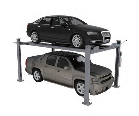 Geautomatiseerde hydraulische lift Parkeergarage 2500kg 4 Post Garage Lift PLC Control