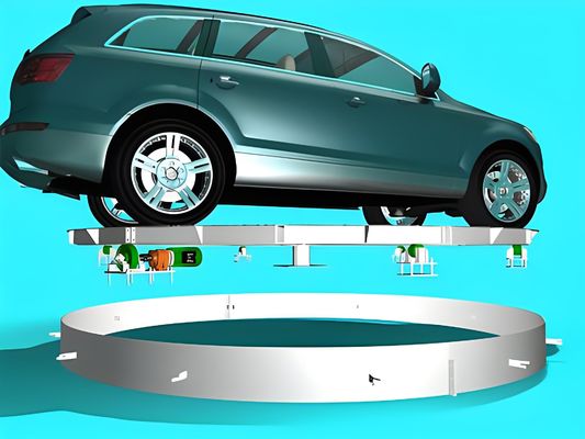 Afstandsbediening Elektrische auto draaitafel 360 graden Car Show Roterende platform
