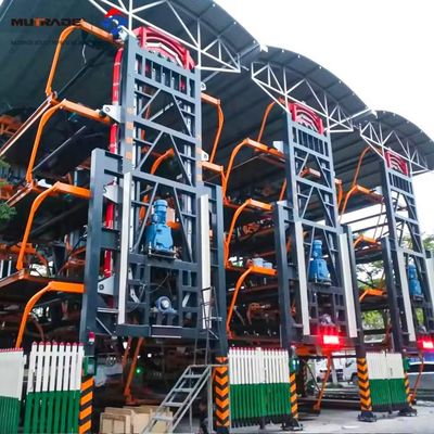 Mechanische verticale roterende parkeerplaats 8 lagen Rotary Smart Parking System