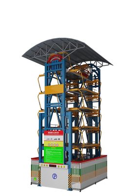Mechanische verticale roterende parkeerplaats 8 lagen Rotary Smart Parking System