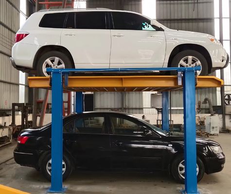 Geautomatiseerde hydraulische parkeerlift met vier palen