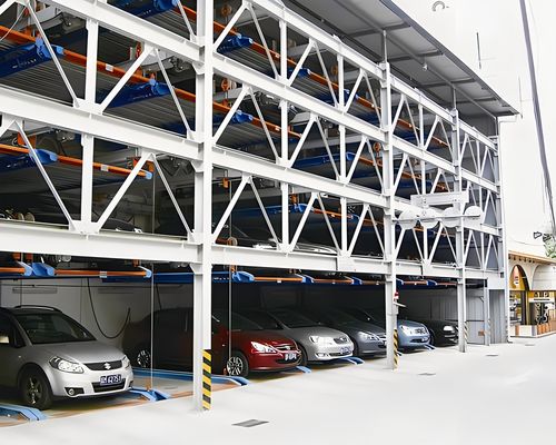 2 ton Puzzle Parking System 4 laag-6 laag Puzzle Parking Mechanisme