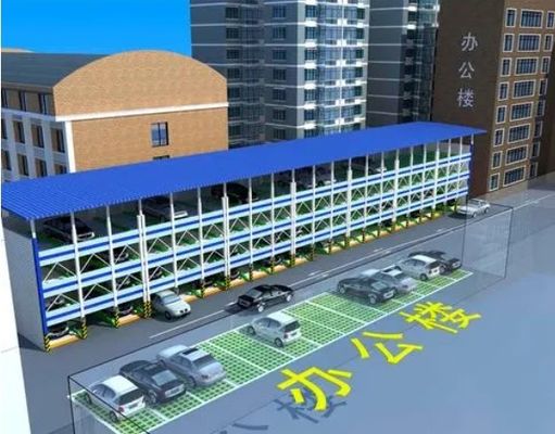 Automatisch parkeergaragesysteem met zes verdiepingen