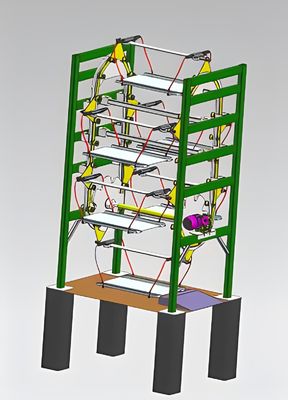 6 lagen Rotary Parking System Mechanische parkeerplaatsen