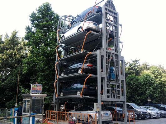 6 lagen Rotary Parking System Mechanische parkeerplaatsen