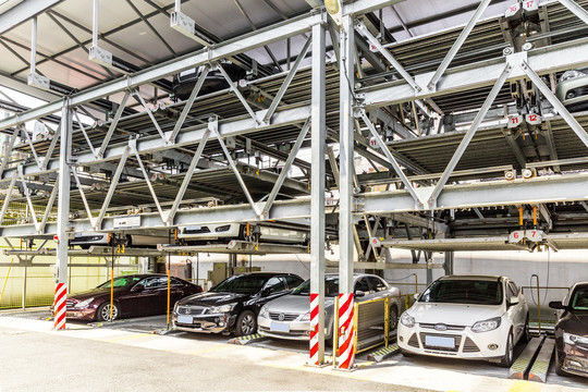 Parkeergarage met 5m autolift 1000 kg Hydraulisch parkeerlift systeem