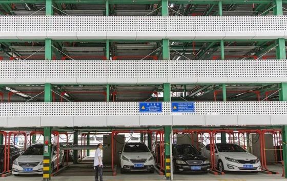 Hoog geautomatiseerd puzzelparkeer systeem 2000kg puzzel lift parkeer systeem