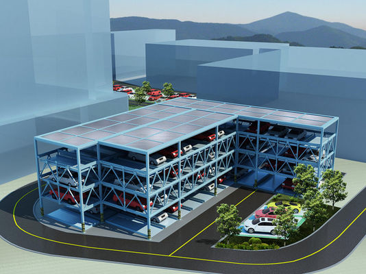 Hoog geautomatiseerd puzzelparkeer systeem 2000kg puzzel lift parkeer systeem