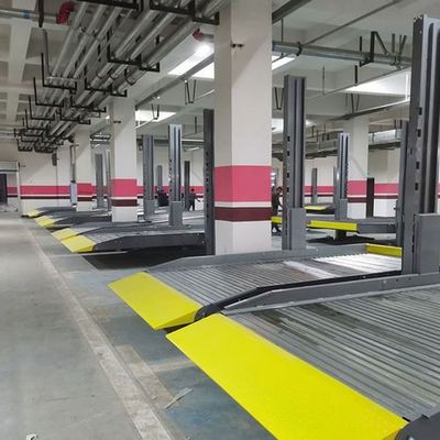 Elektrisch ontgrendelen Twee-kolom hydraulische lift met 17-niveau veiligheidslot