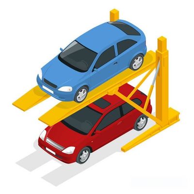 Ondergrondse kanteling Eenvoudige parkeergarage Efficiënt gebruik maken van kleine stadsruimtes